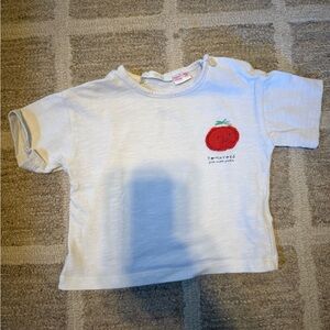 Zara Kids Shirt with Tomato Design